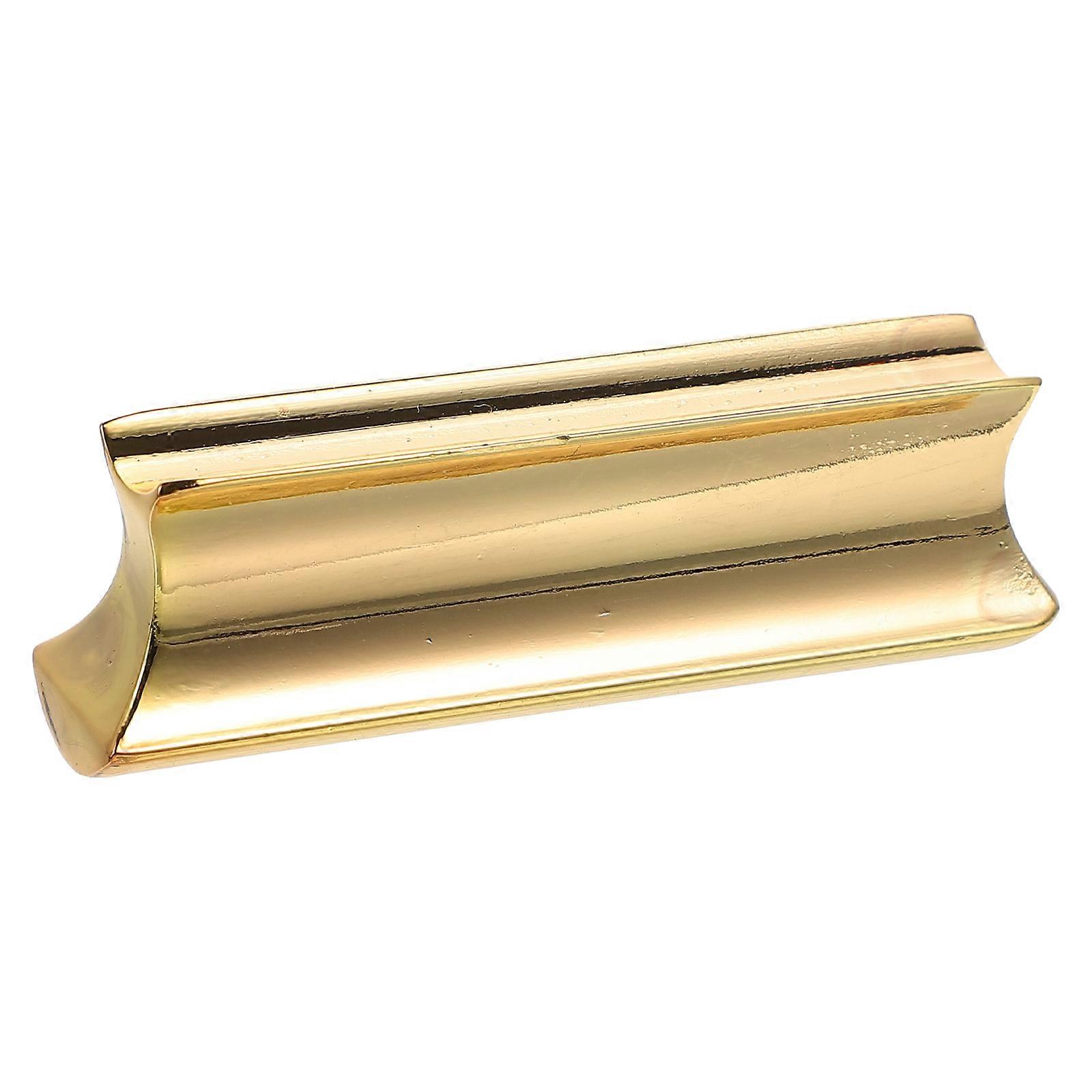 Electric Guitar Slide Tone Bar Guitar Slide Bar Zinc Alloy Hawaii Guityar Slide Golden