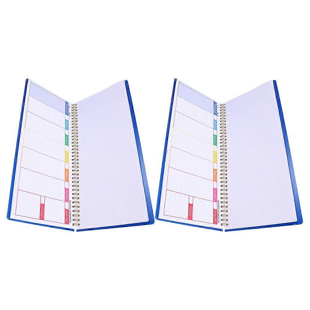 Daily Tracker Desk Notepad Minimalist Design for Professionals 2Pcs .50X12.20X1.00CM