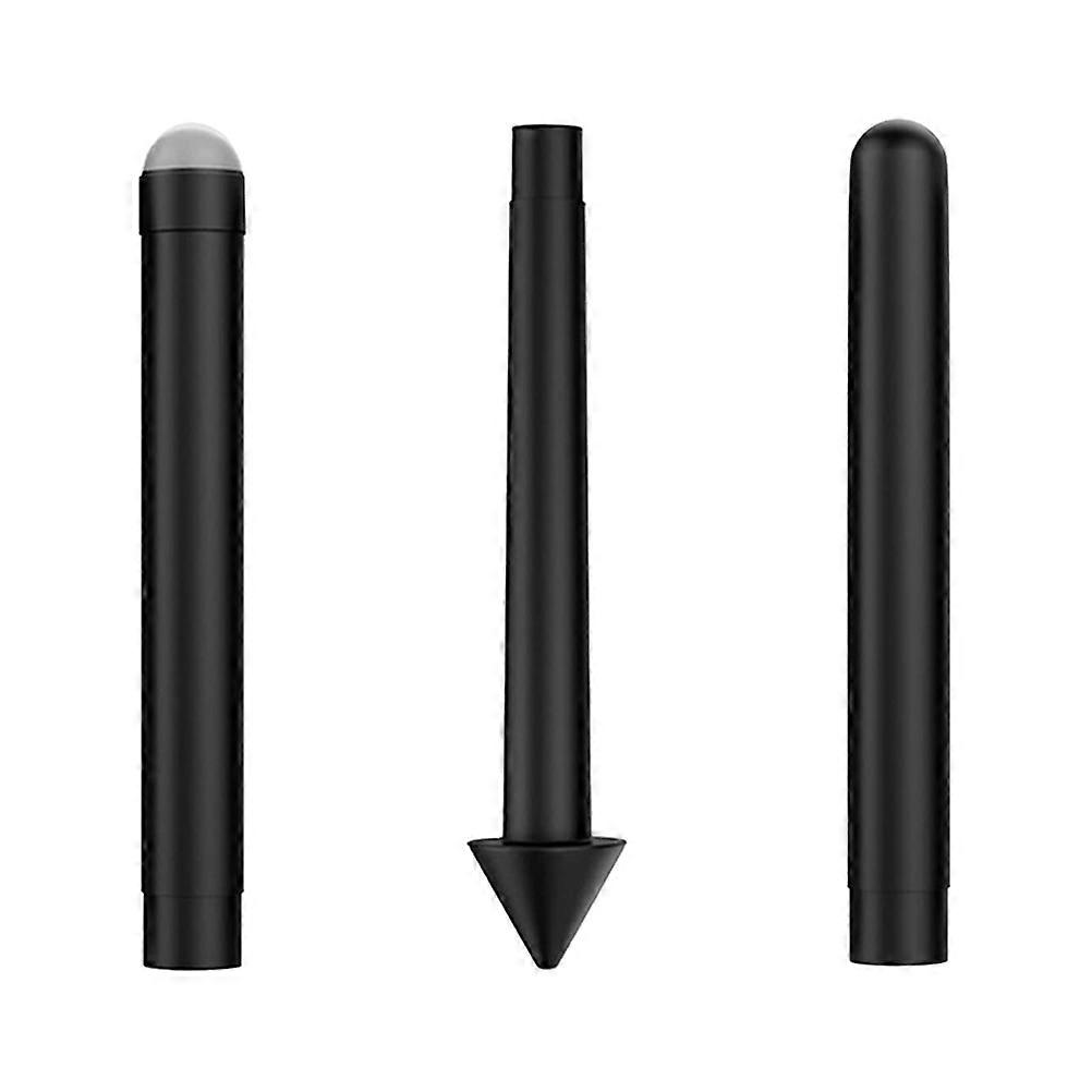 Universal Stylus Pen Tips Low Friction Scratch Resistance Artists Compatible With Surface Pen Black 3Pcs