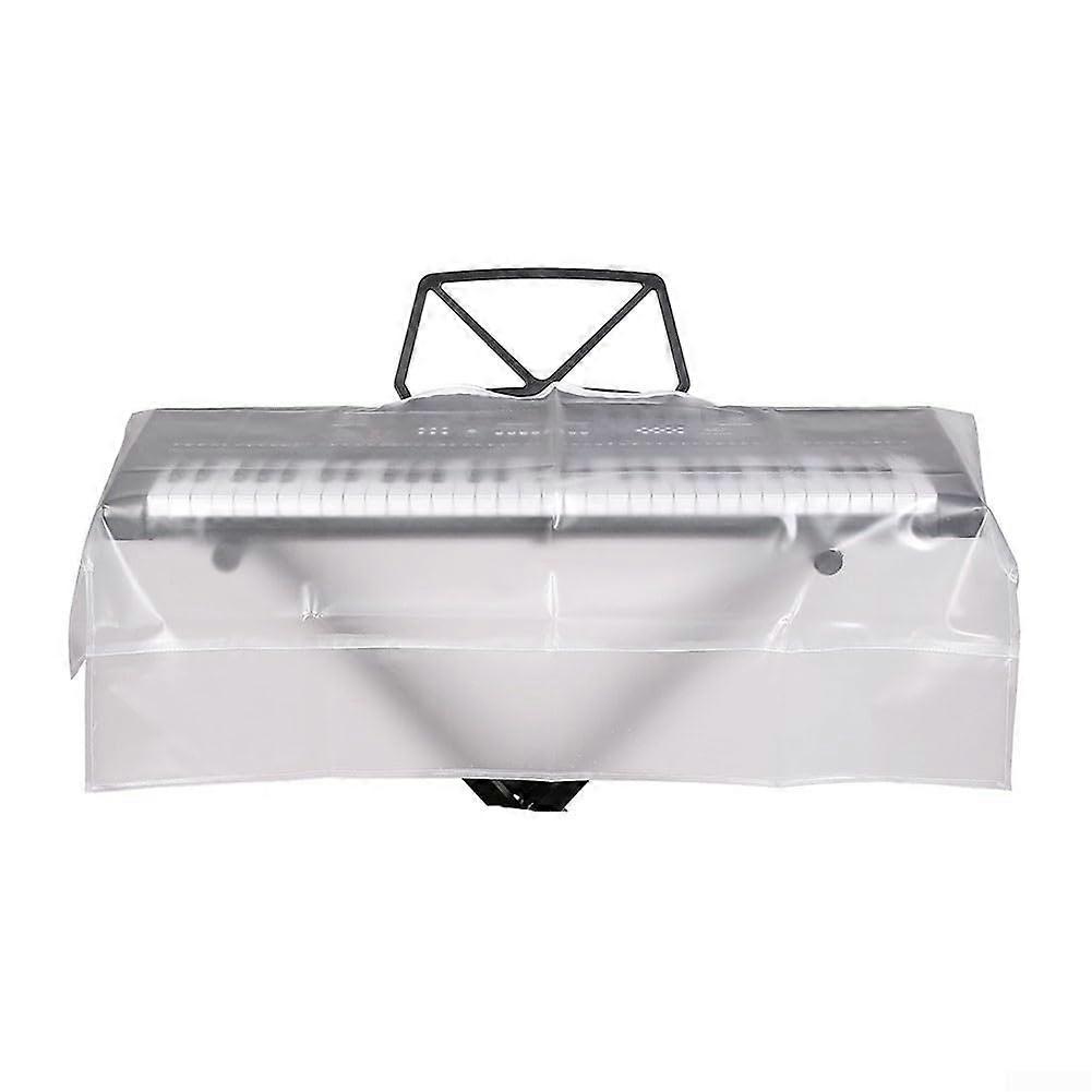 Transparent Keyboard Cover for Digital Piano Protects Against Dust and Dirt 61/88 Keys (61 Keys)