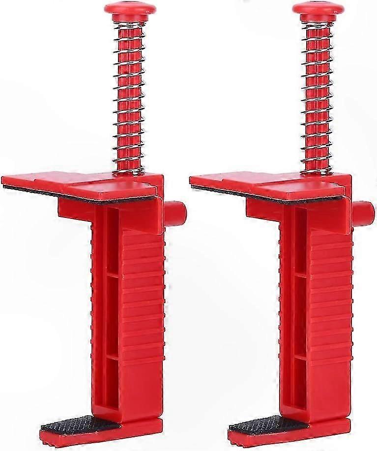 2-Pack Wire Drawer Leveling Tool with Anti-Slip Feature for Masonry Measurement and Alignment (Red)