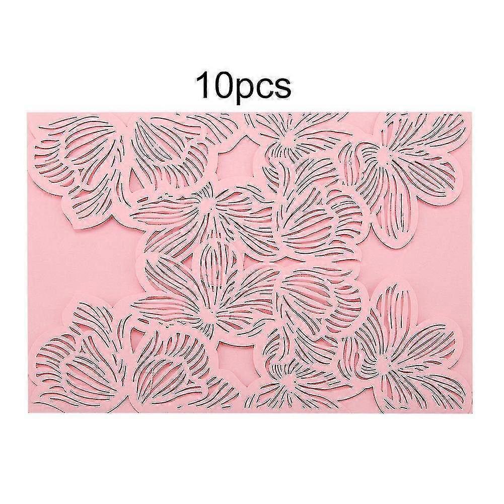 10 Pcs European Style Carved Wedding Invitation Cards with Envelopes - Elegant Birthday Party Invitations Set #4