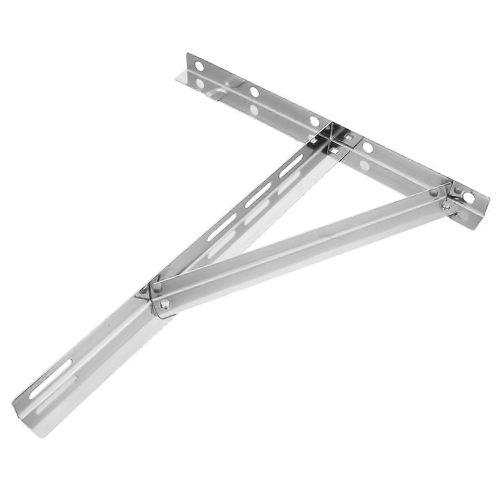 תושבת הרכבה על הקיר למזגן נירוסטה תמיכה כבדה הגנה מפני שיטפונות פסולת שלג זוג אחד