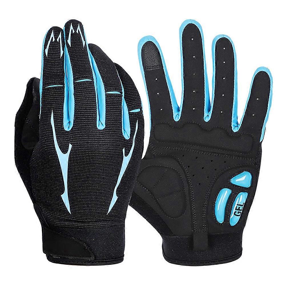Riding Gloves Full Finger Thickened Warm Gloves For Men In Cold Weather With Touch Screen Compatibility 1 Pair