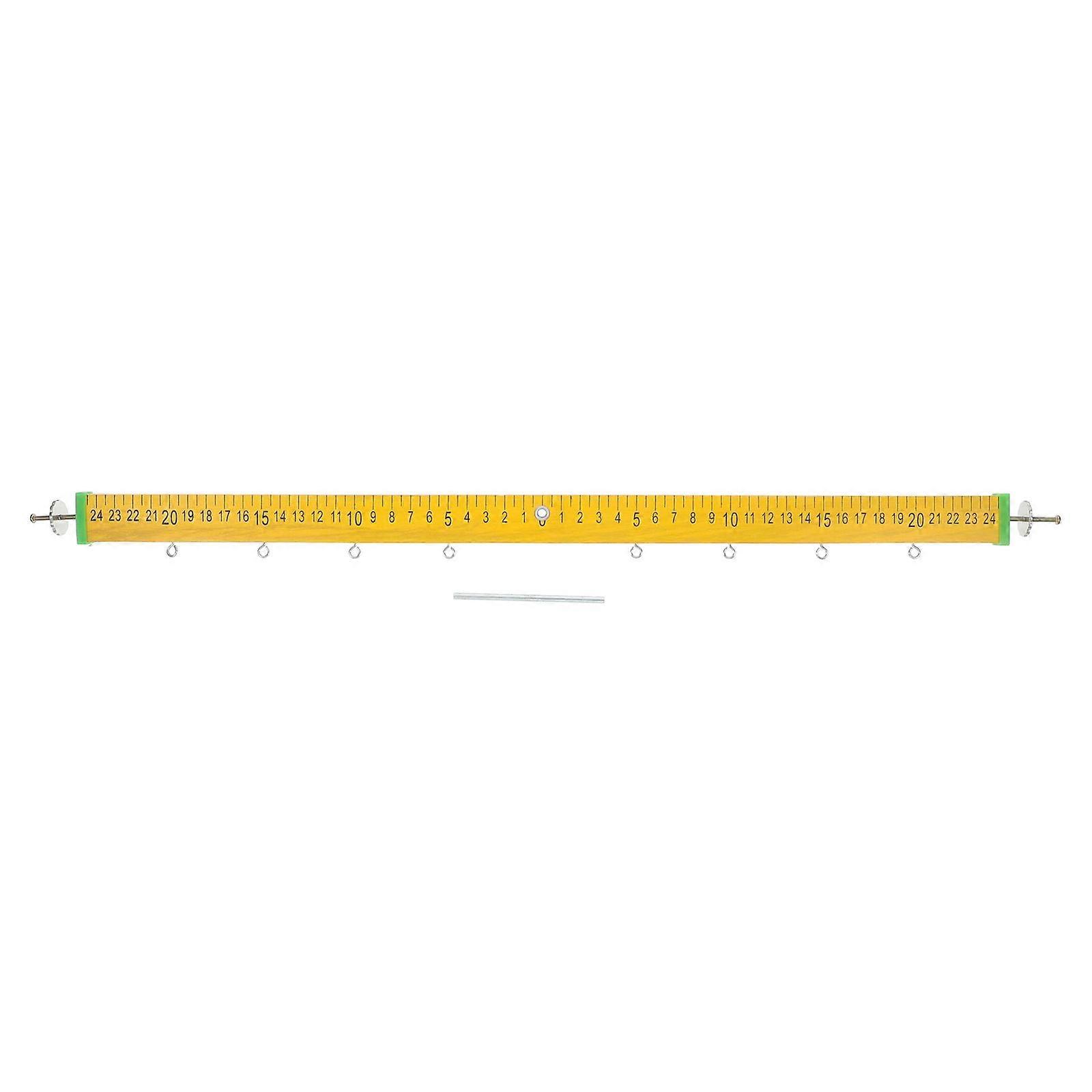 Wooden Lever Ruler With Hook For Physics Classroom Balance Measuring Instrument School Experiments Learning Equipment Equilibrium Principle Wooden Rul