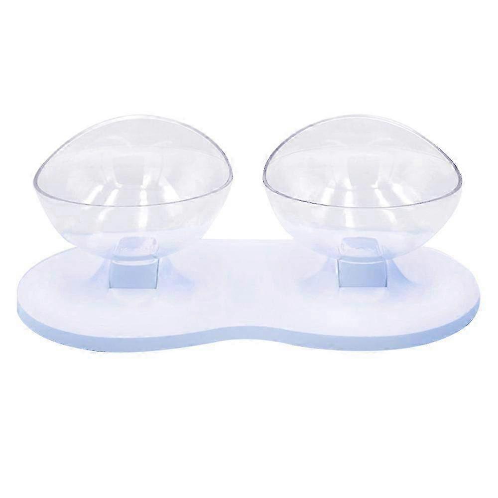Adjustable Eggshell Bowl for Cats - Non-Slip Transparent Support with Multi-Angle Design for Comfortable Feeding