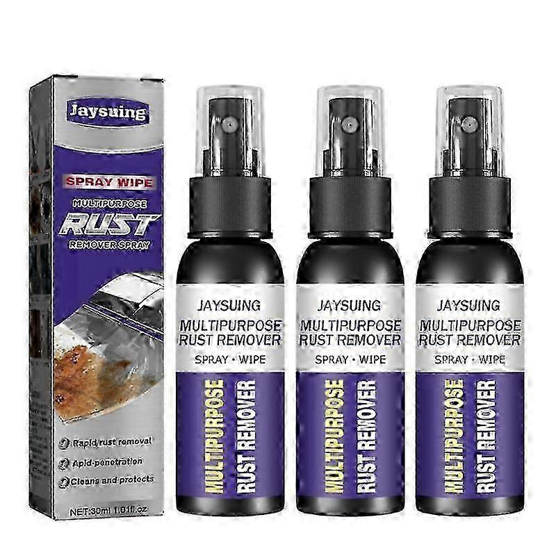 2025 3x Car Rust Remover Auto Parts Maintenance Cleaner Remove Rust Spray Rapid Derusting Prevent Corrosion