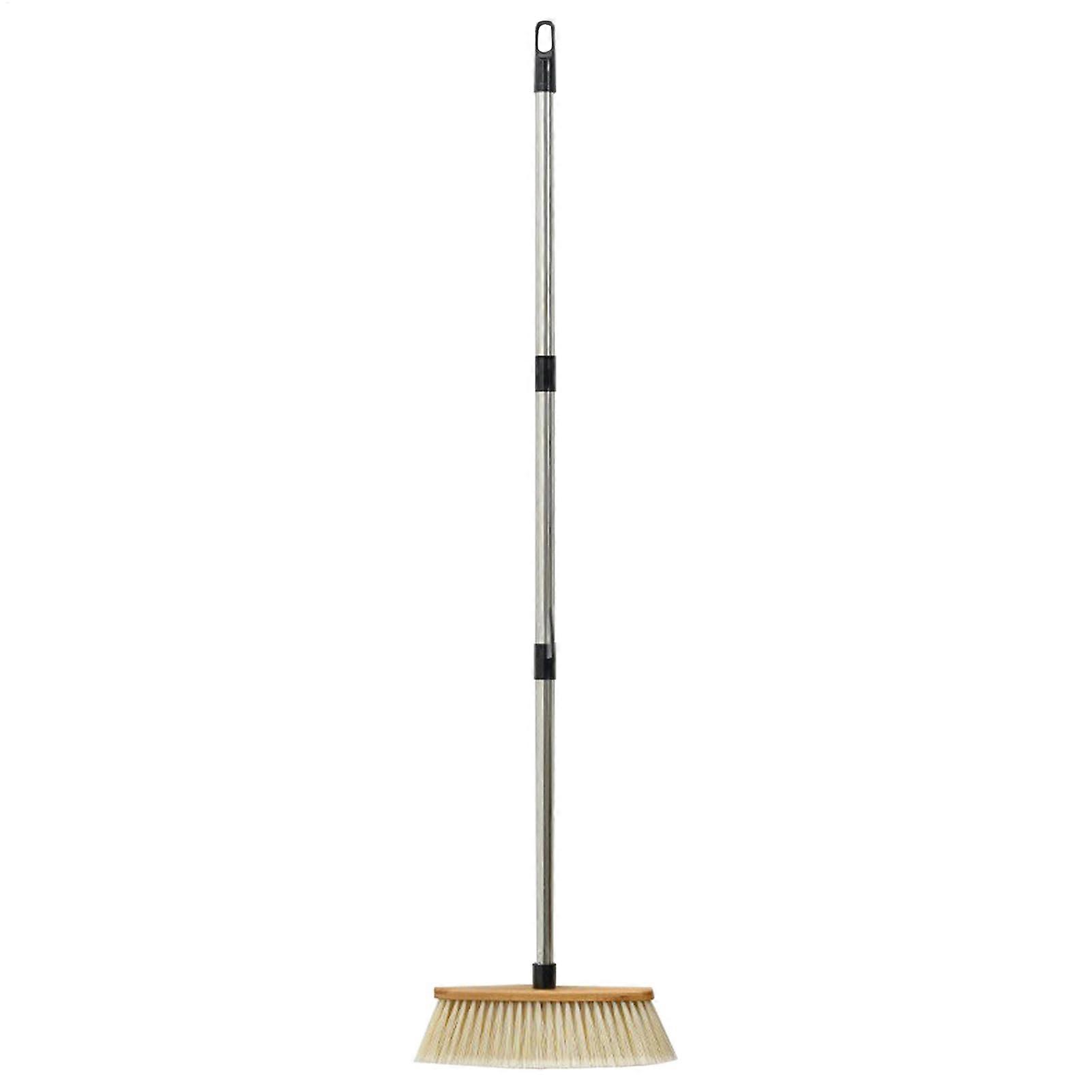 Floor Brush, Sturdy Bristles for Stubborn Dirt  MoistureResistant Telescopic Scrubber