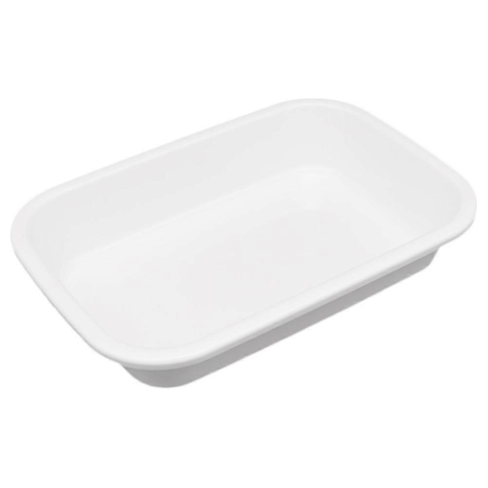 Multi-Function Washing Tray Square Lens Maintenance Daily Use 1Pack White