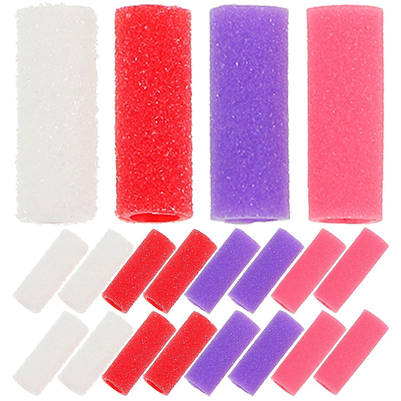 Sanding Bands Set for Nail Drill Made of Durable Plastic in Assorted Colors for Home Use 32pcs