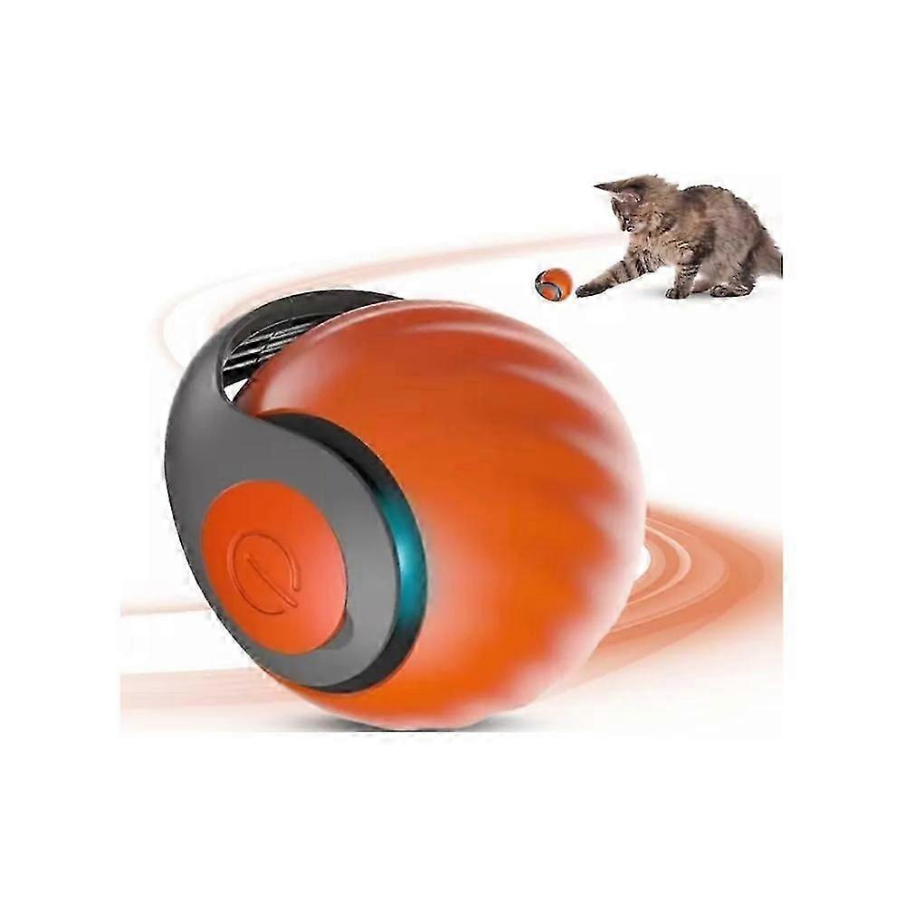Interactive Cat Toys Ball,Smart Interactive Ball Toy Self Rolling Ball Cat Toy