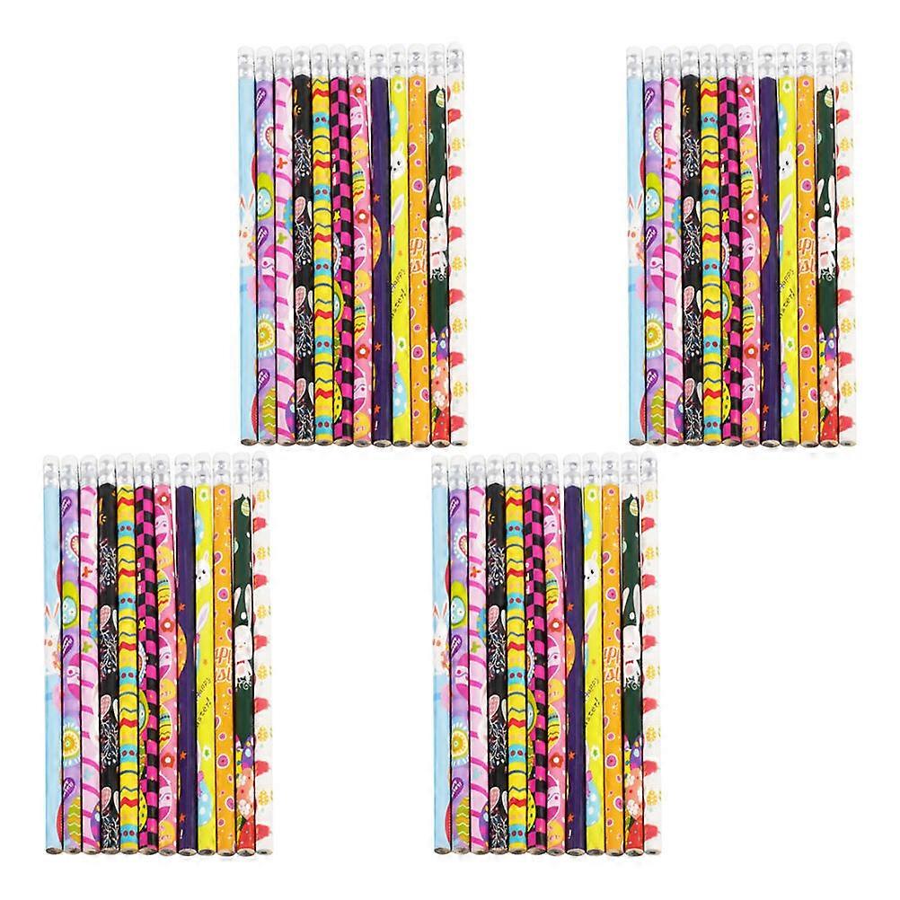 Assorted Color Writing Pencils 48Pcs Ideal For Easter Parties Students Crafting Perfect For Teachers And Children