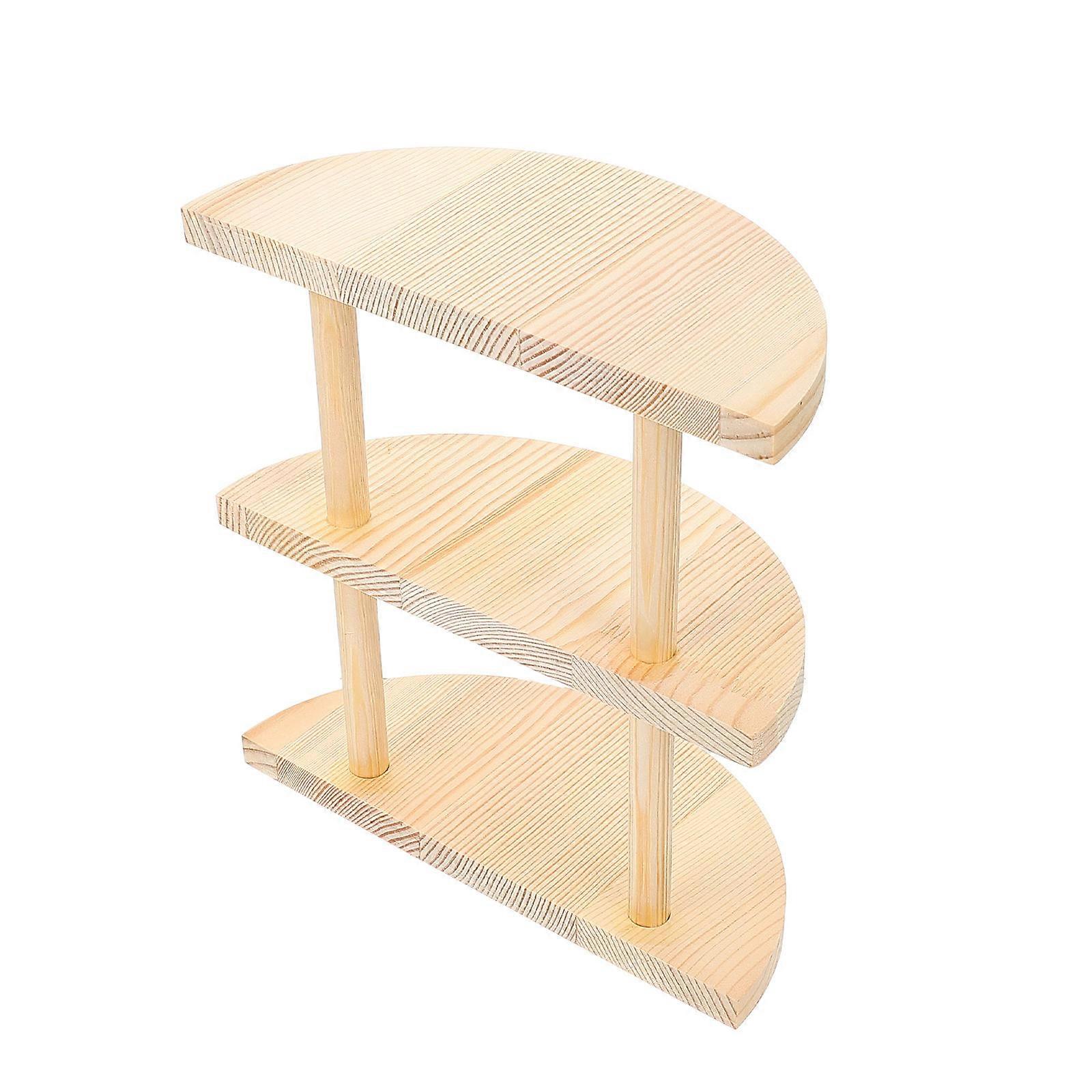 Beige Synthetic Glasses Display Stand for Organizing Sunglasses and Eyeglasses, Easy Installation