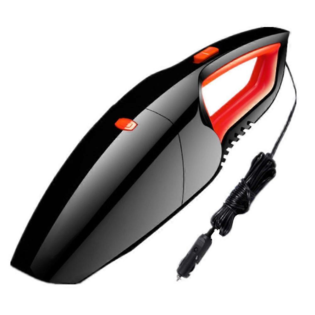 Compact Car Vacuum 1Pc Designed For Household Users Red Color Strong Suction With Prevent Dust Leakage Function
