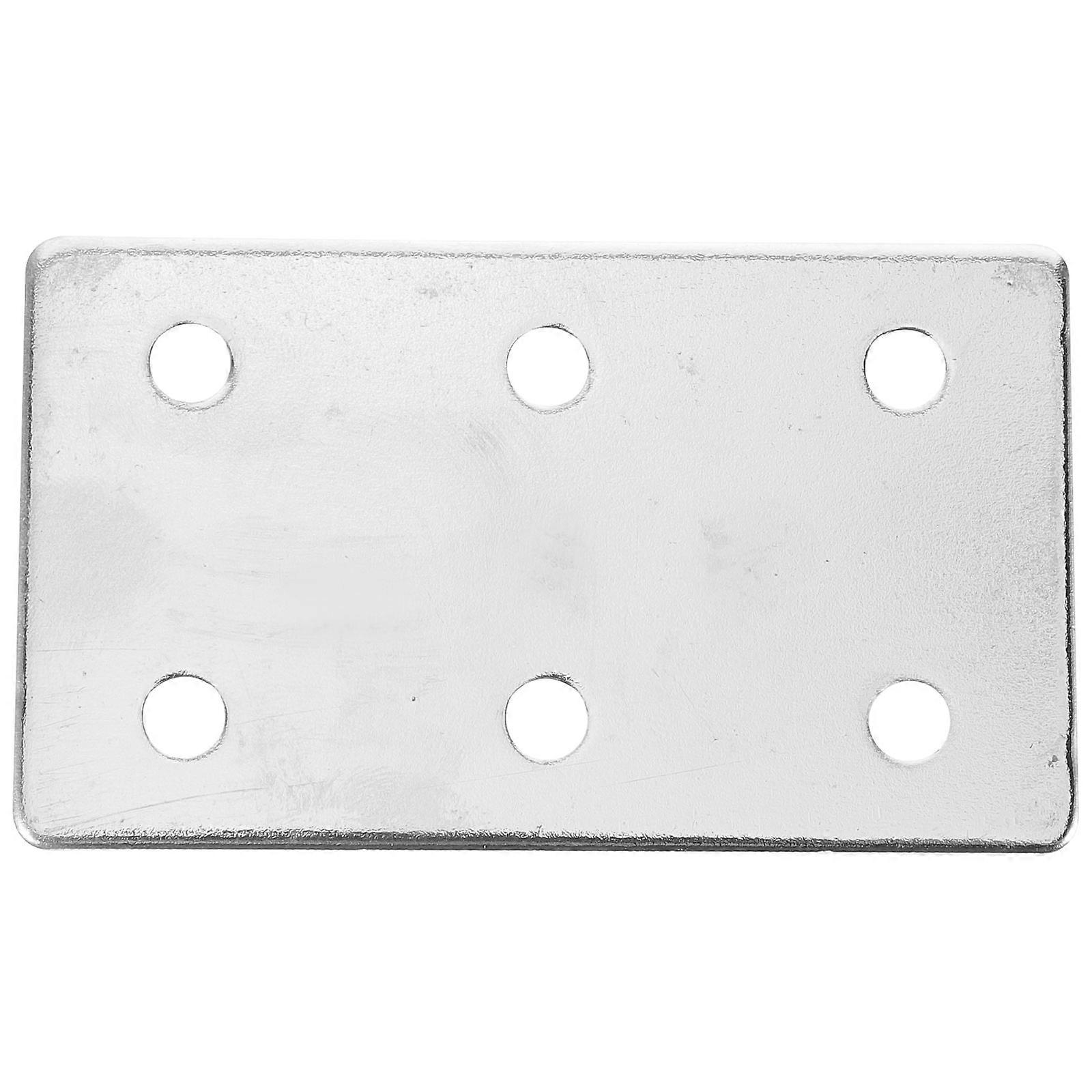 Aluminum Profile Mending Plate Designed For Silver Color Featuring Practical Design 1Pack