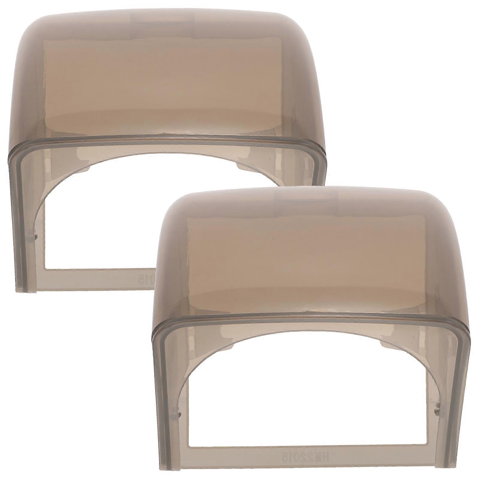 Socket Cover Protector 2Pcs Durable PC Material for Outdoor Yard Electrical Outlet Protection