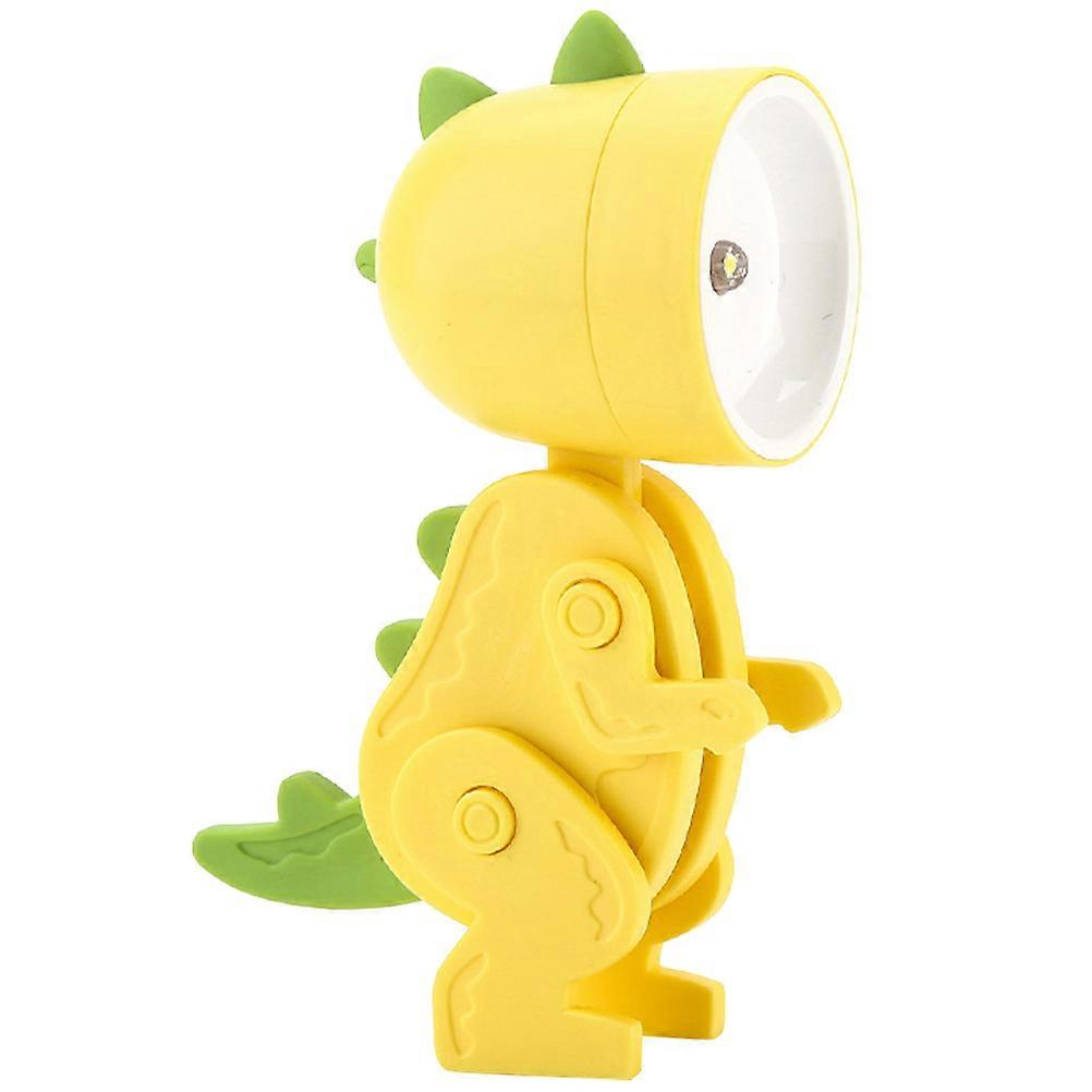 Dinosaur Shape Nightlight For Kids Bedroom With Adjustable Features In Yellow 1Pack