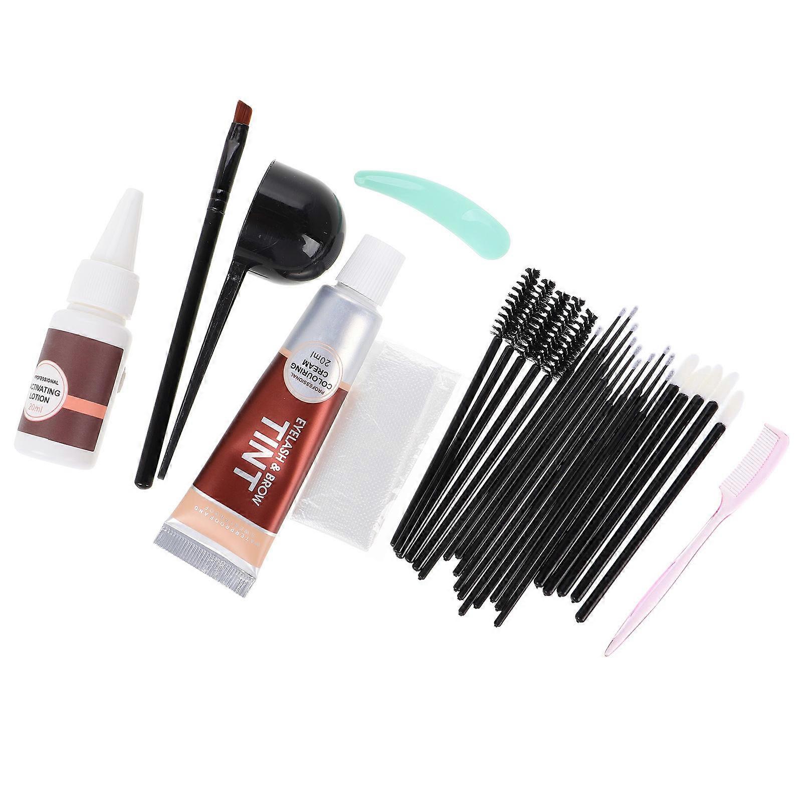 Dark Brown Eyebrow Soap Kit For Makeup Enthusiasts DIY Use 9.50X0.20X0.20 Cm Waterproof 1 Set