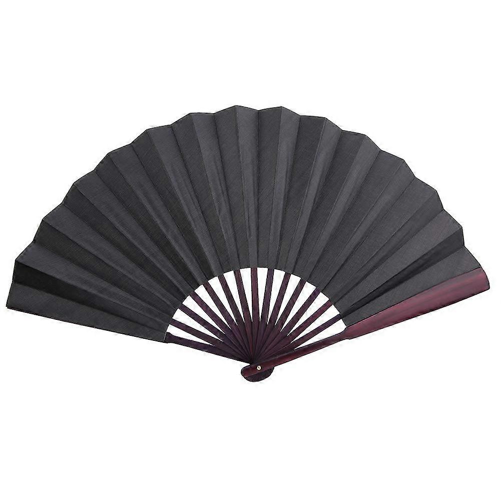 Decorative folding fan (Black)