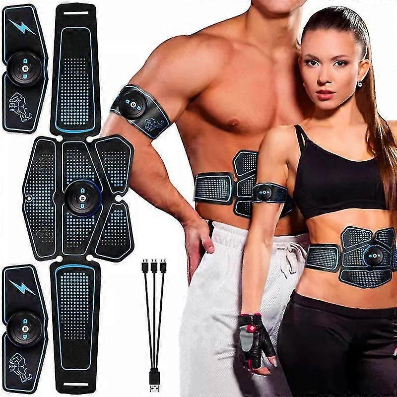 EMS abdominal trainer for professional muscle toning