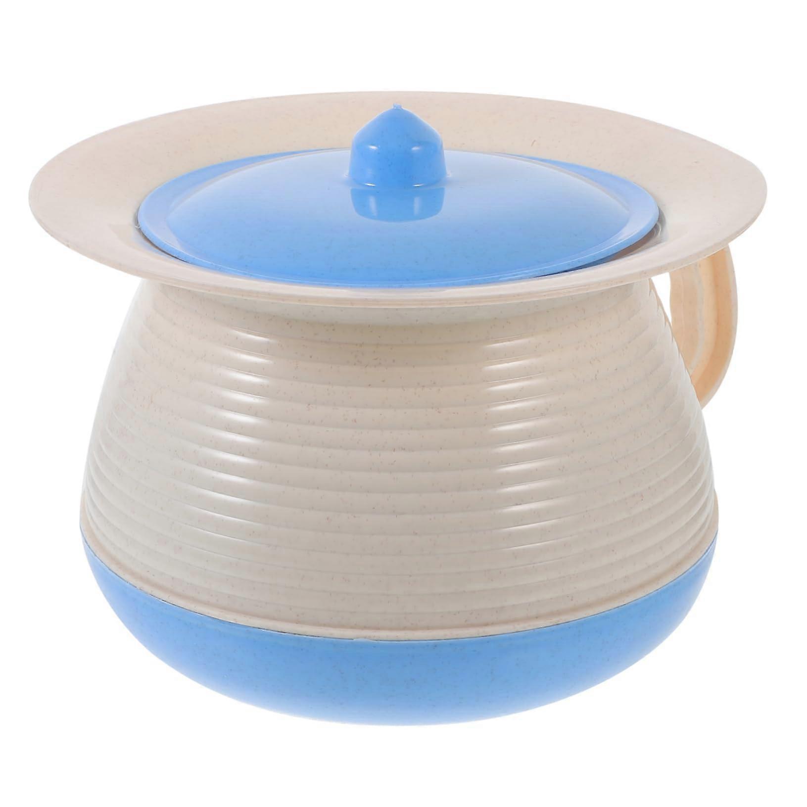 Portable Chamber Pot Urinal with Lid, Toilet Bucket for Camping and Hygienic Urine Container, Made of Durable Material, Easy to Clean