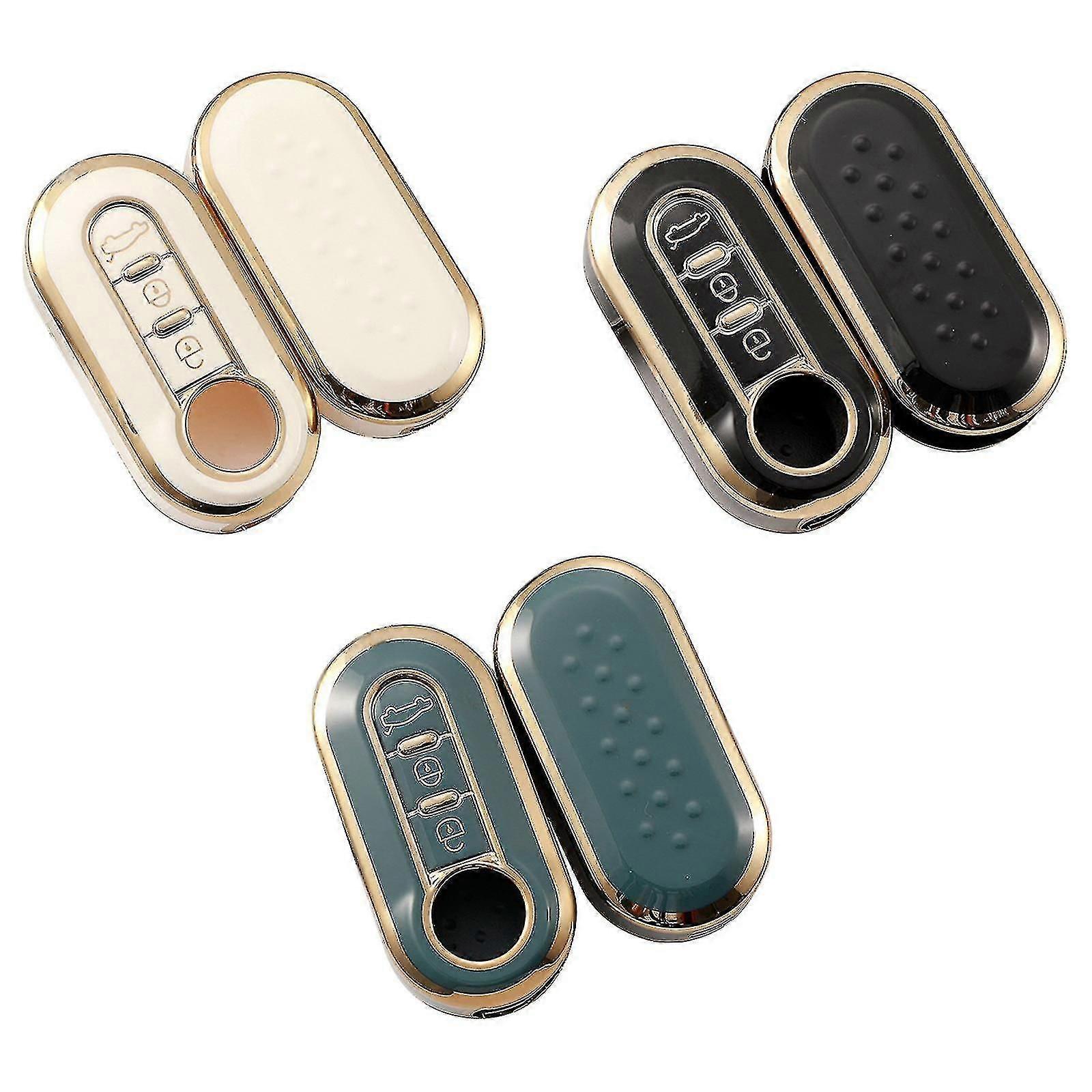 Protective key case for Fiat 500 Doblo Ducato Panda Punto 3 button