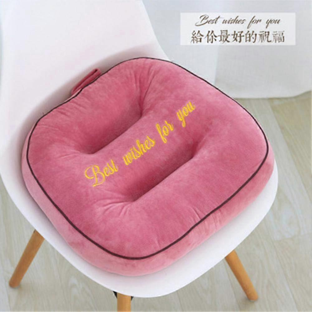 Barm Thick Plush Booster Cushion, Comfortable Portable Car Chair Cushion 43x38cm