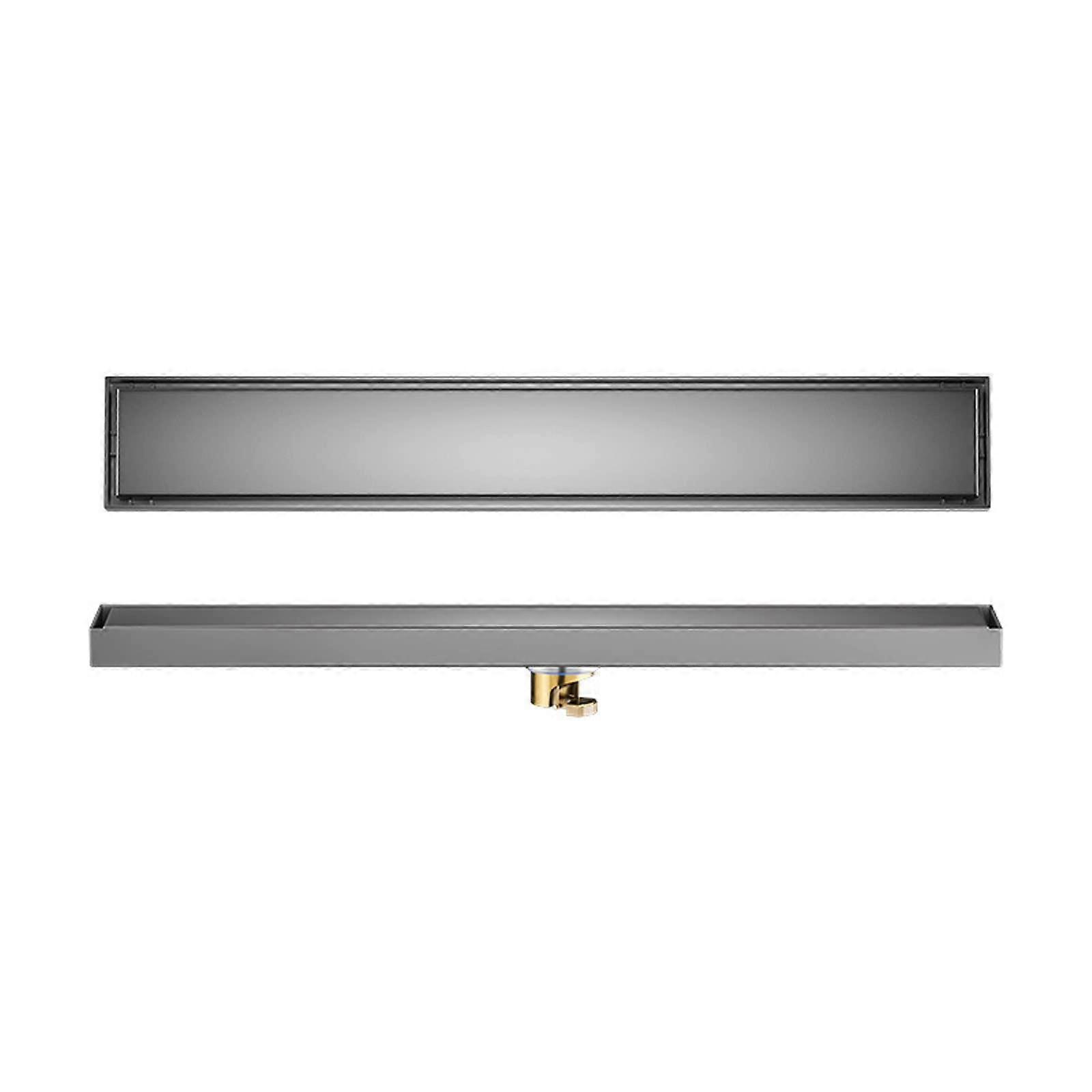 Linear Floor Drain Made of Stainless Steel with Tile Insert, 100cm