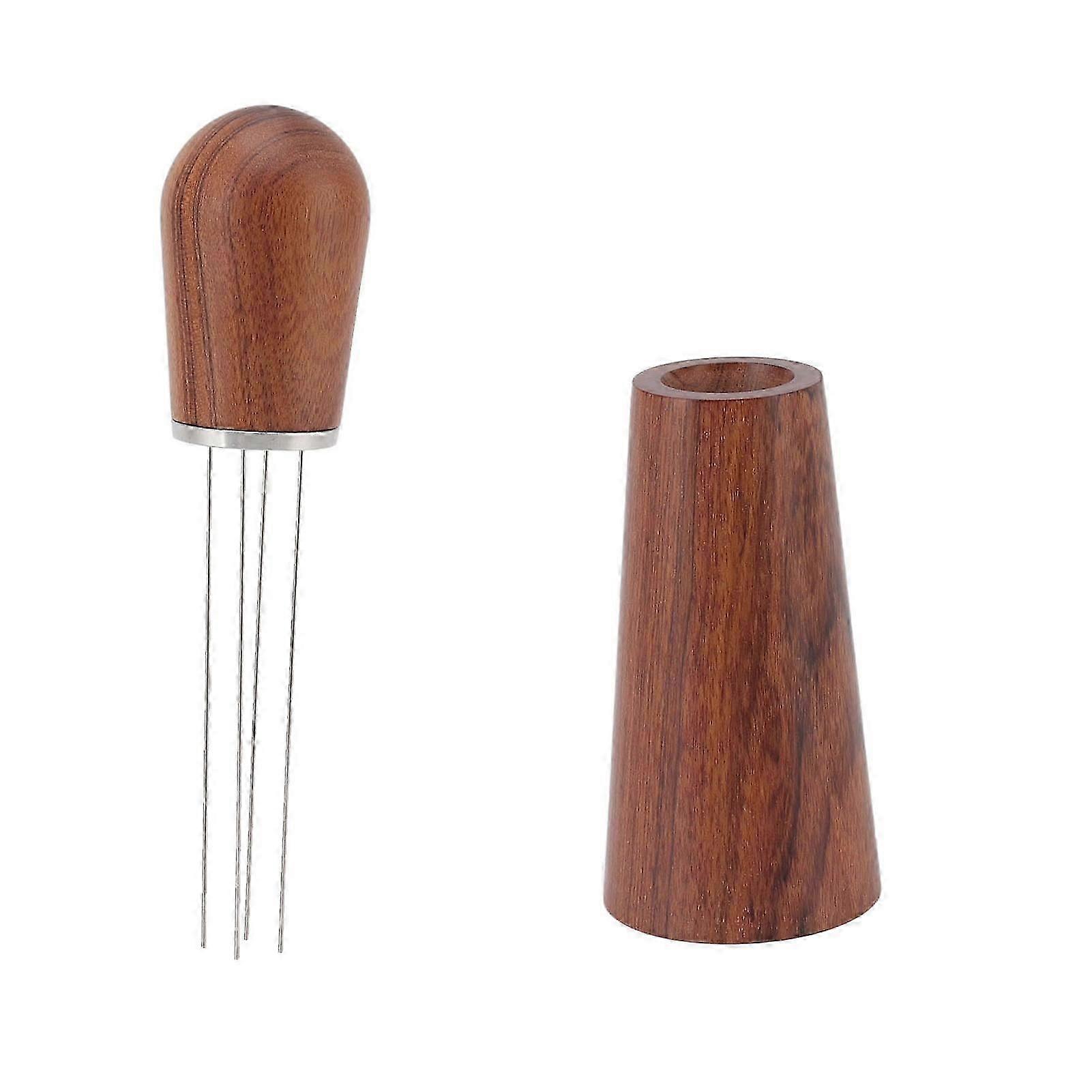 Coffee Powder Stirring Tool Needle Type Coffee Stirrer Distributor with Natural
