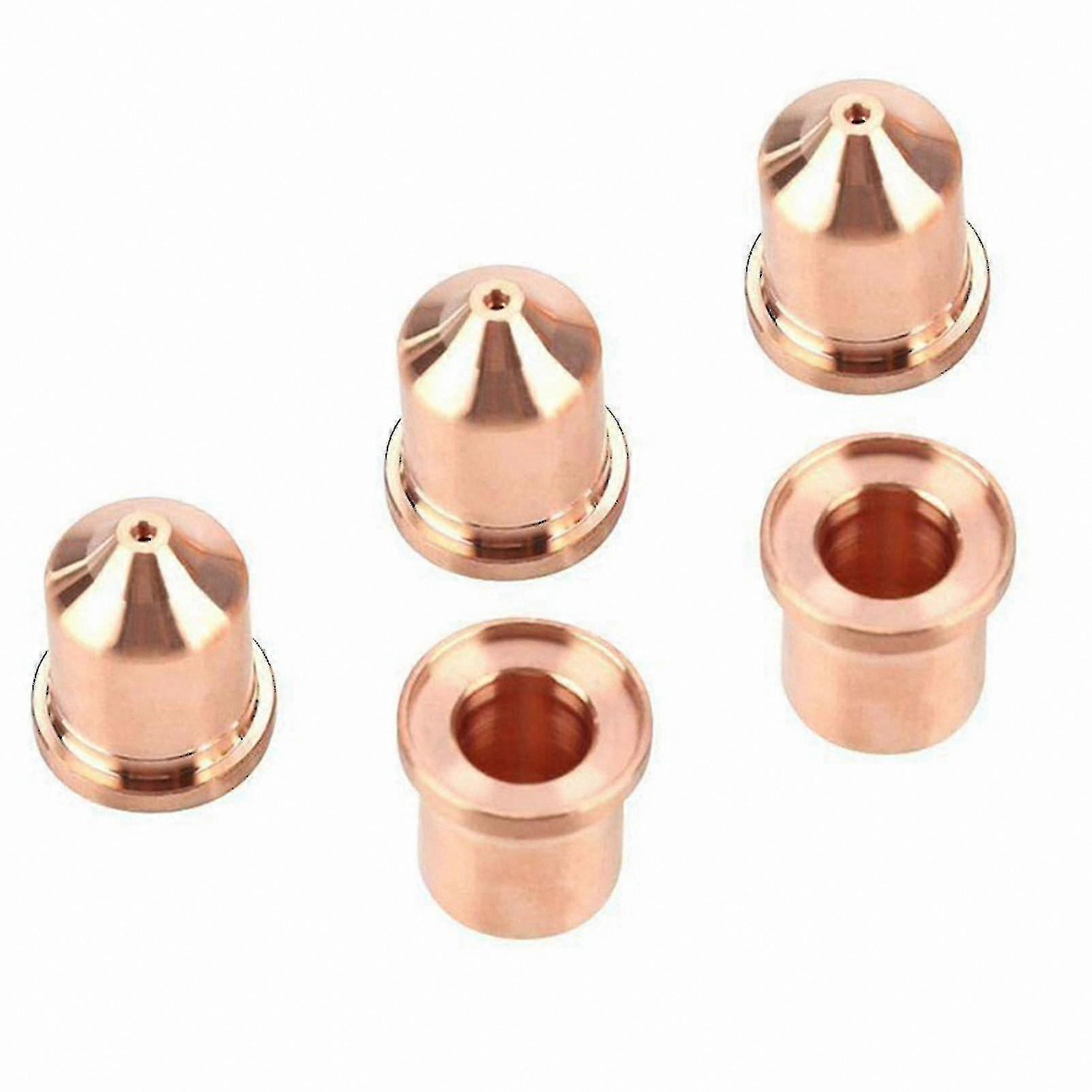 5-Piece Plasma Cutter Torch Electrode and Nozzle Kit for Welding Applications