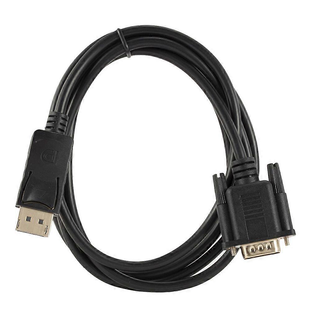 DisplayPort to VGA Cord 1.8m Replacement Gold Plated Connector Display Cable