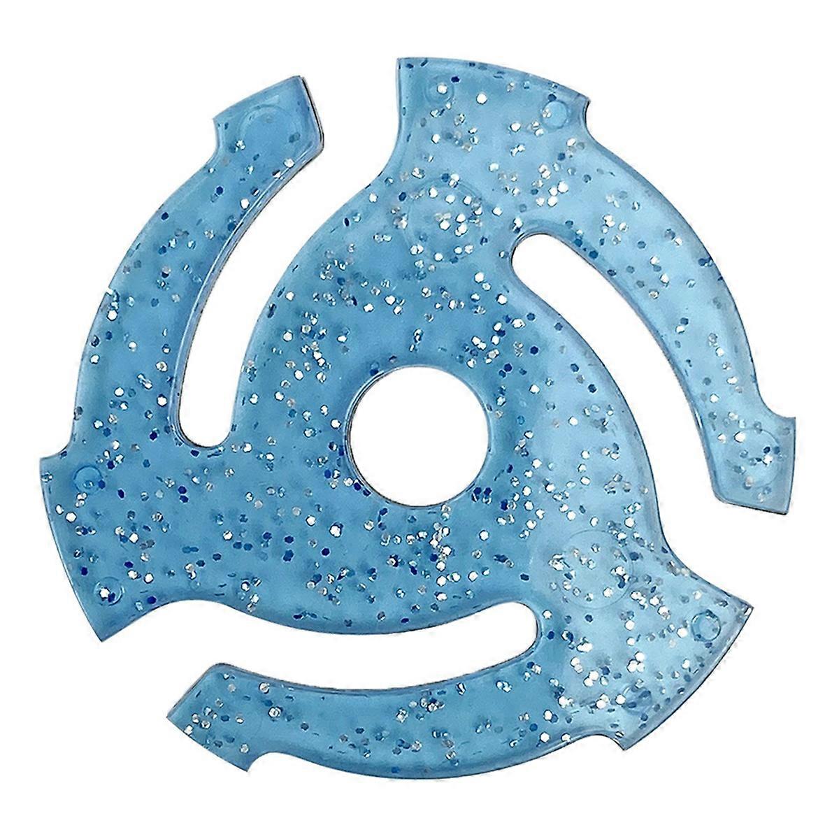 LP45 RPM Vinyl Record Adapter for Turntable Phonograph Blue