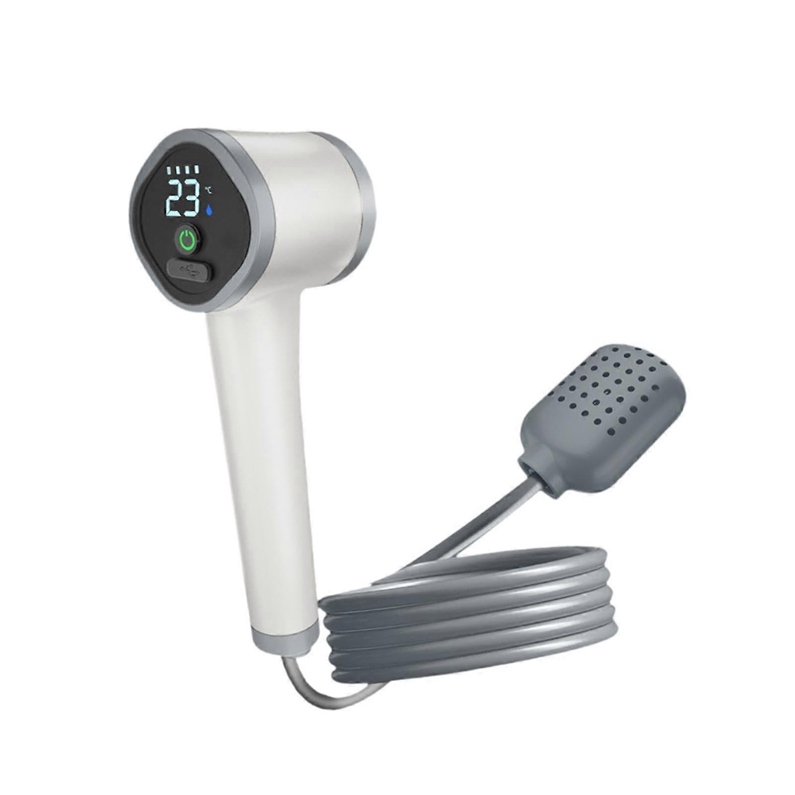 Portable Camping Shower, Smart LED Display, Beach Shower.