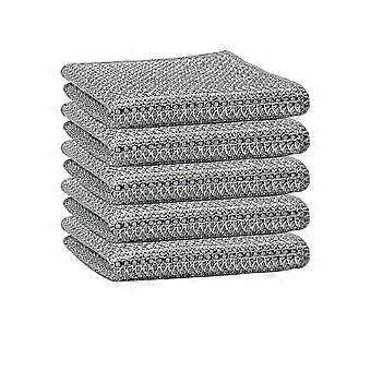Spazzole per piatti in acciaio inox a doppia faccia per una pulizia efficiente della cucina - Set di 5