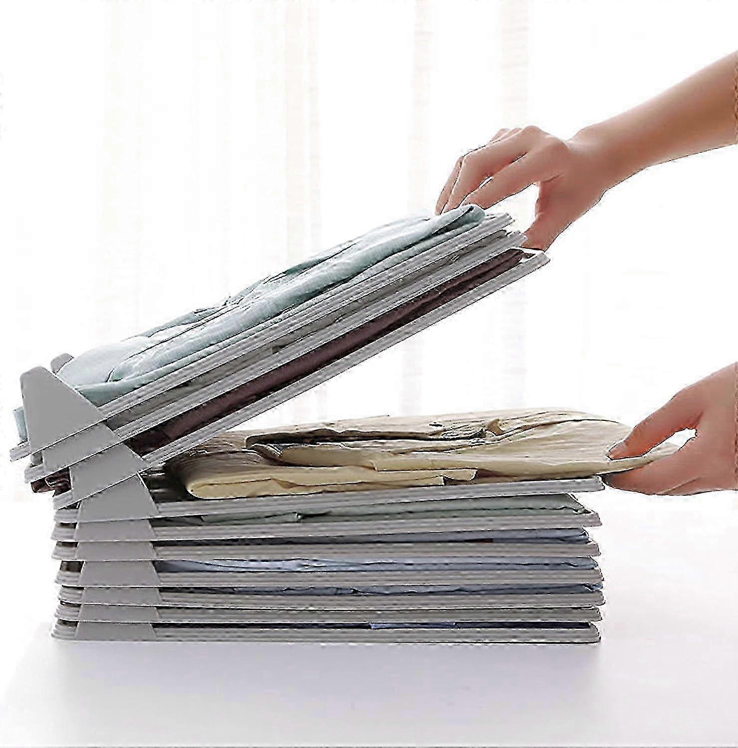 12ピースキッズクローゼットオーガナイザーセット、寝室収納用Tシャツフォルダー付き、高品質の省スペース