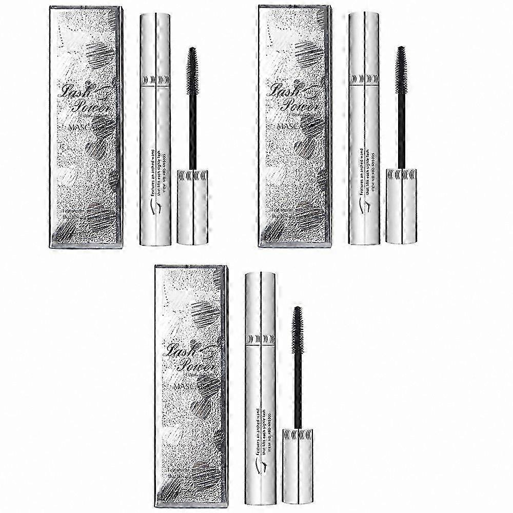 Waterproof 3D Fiber Mascara for Long, Thick, and Dense Eyelashes in Black