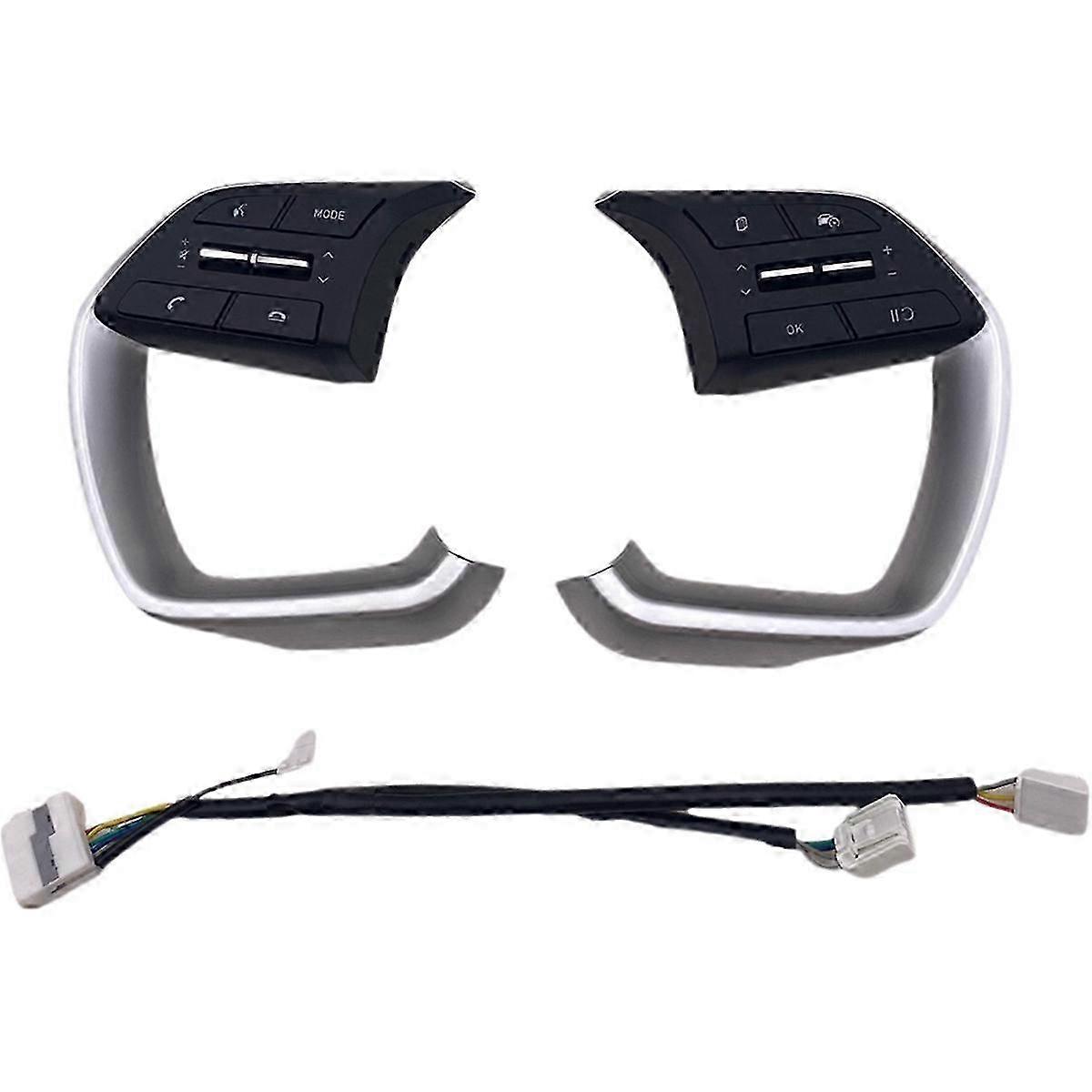 1Pair Steering Wheel Cruise Switch with Harness for