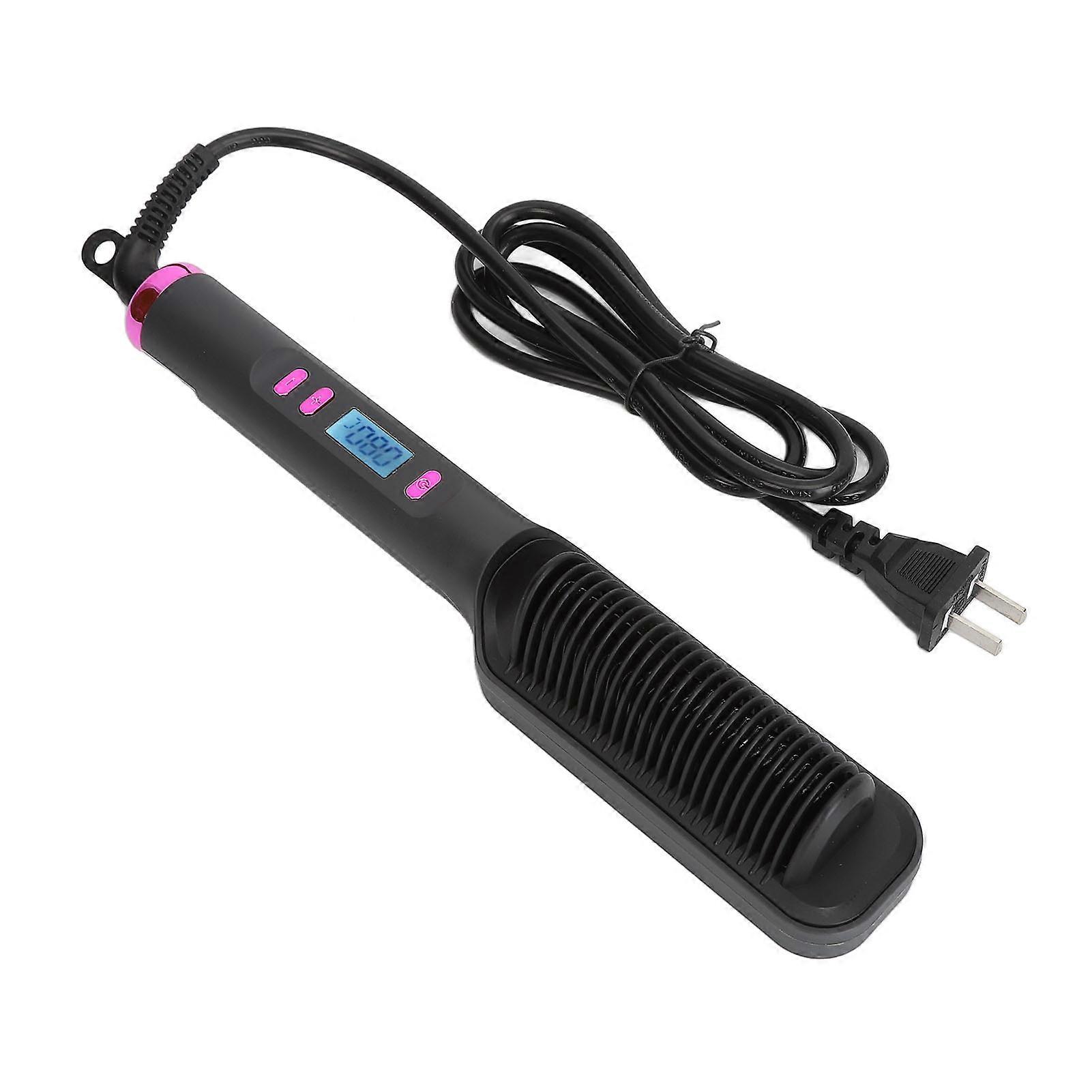 Negative Ion Hair Straightener Comb 35W Adjustable Heating Tool