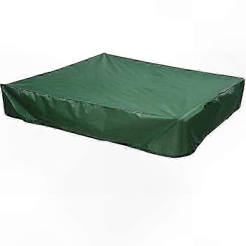 Green Dustproof Tarp with Drawstring for Sand Protection (180x180 cm)