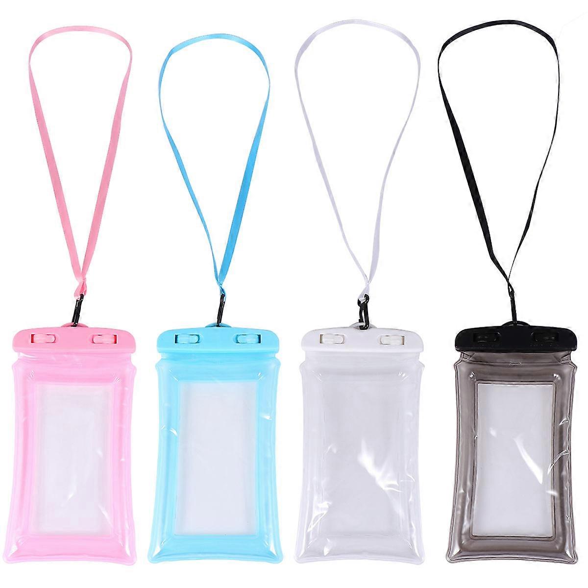 Waterproof Phone Bag for Beach Fishing Swimming with Touch Screen Pouch PVC Material Assorted Color