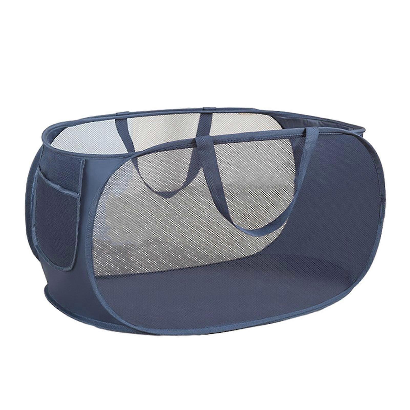 Durable Partitioned Laundry Basket Thickened Folding Storage Bag