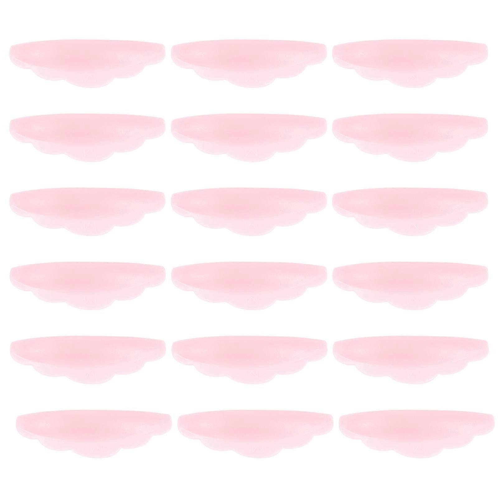 Eyelash Perming Pads Silicone Eyelash Perming Function 20Pairs Pink