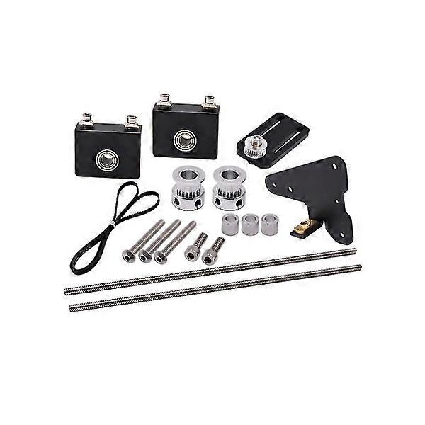 1 set 3D printer accessories Double Z axis Upgrade kit 3D printer parts For -3v2 Pro printer black silver