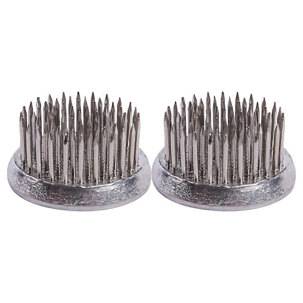Flower Arrangement Accessory Needle Base for Home Use 2Pcs Set