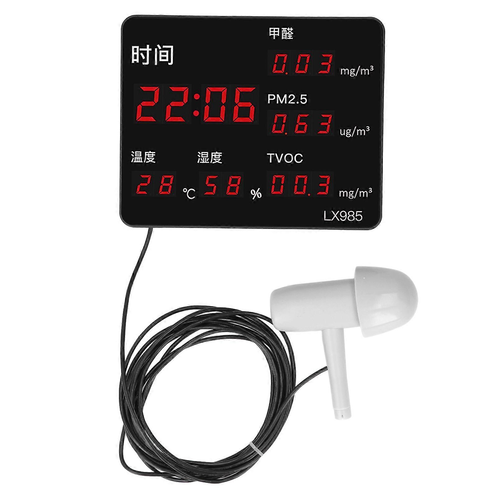 Air Quality Monitor with Formaldehyde & PM2.5 Sensor for Hotels