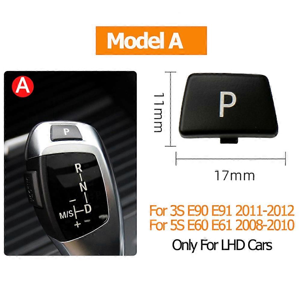 Interior Car Gear Lever Auto Parking Button Letter P Button For BMW E60 E61 E90 E91 E70 E71 E72