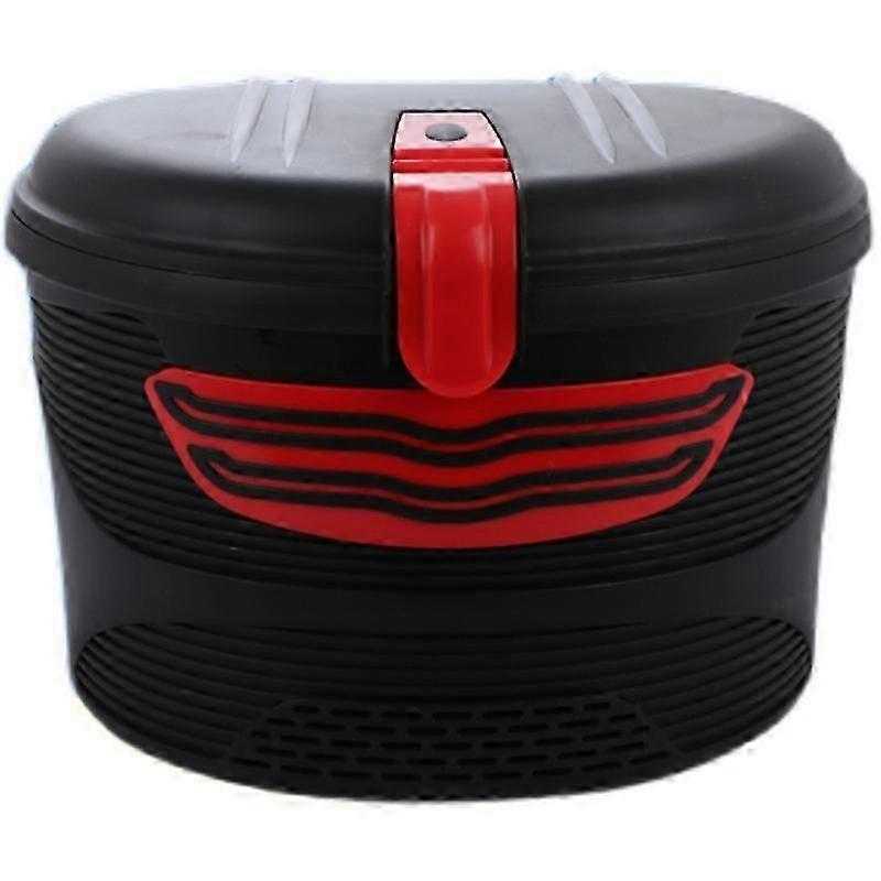 Plastic Bicycle Basket MTB Front Frame Box Lockable Storage Holder 2025