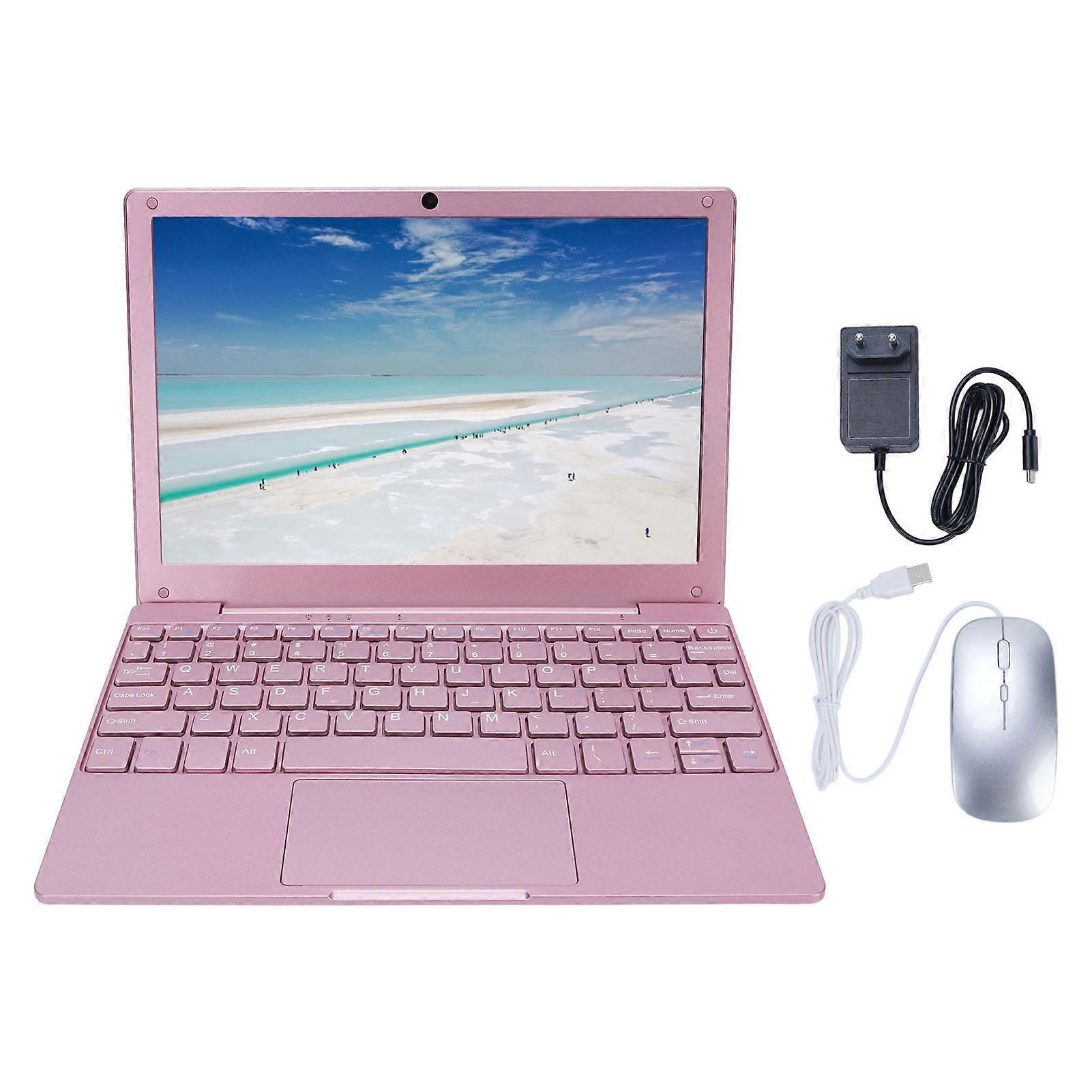 10.1in Laptop with 8GB RAM, Quad Core N4020C, IPS Screen, USB Type C, EU Plug, 128GB