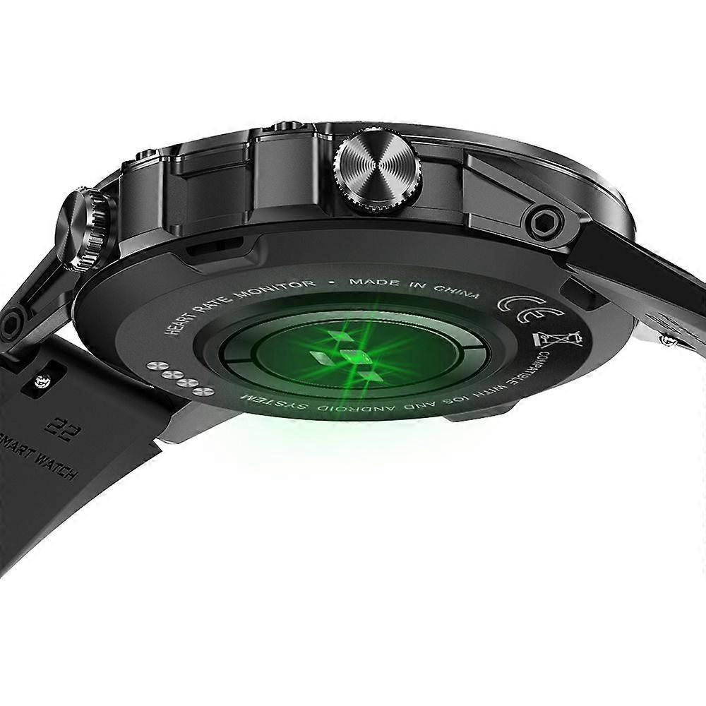 K52 Smart Watch med BT Opkald til Android / iOS 1,39 '' Stor IPS Skærm Smartwatch Puls Søvn Trin Monitor Vandtæt Sport Ure