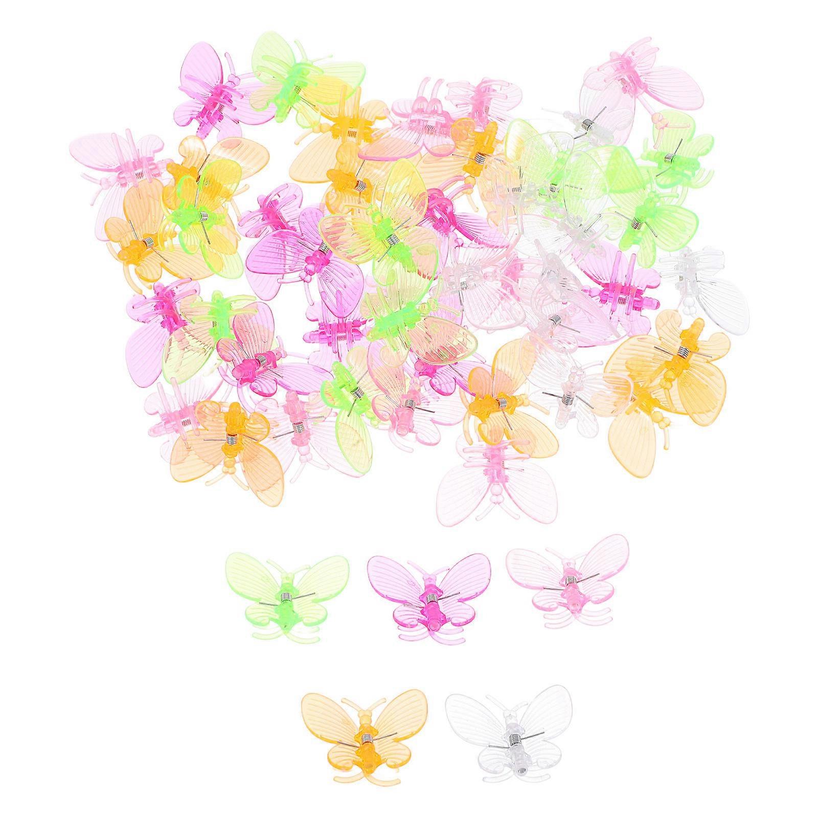 Garden Plant Support Clip Butterfly Orchid Plant Clips for Supporting 50Pcs